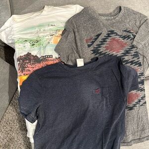 Men’s Graphic T-Shirt Bundle - Lot of 3 (Size Medium)